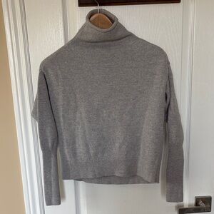Wilfred Heather Grey Turtleneck Sweater